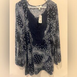 NWT - plus size stylish tunic